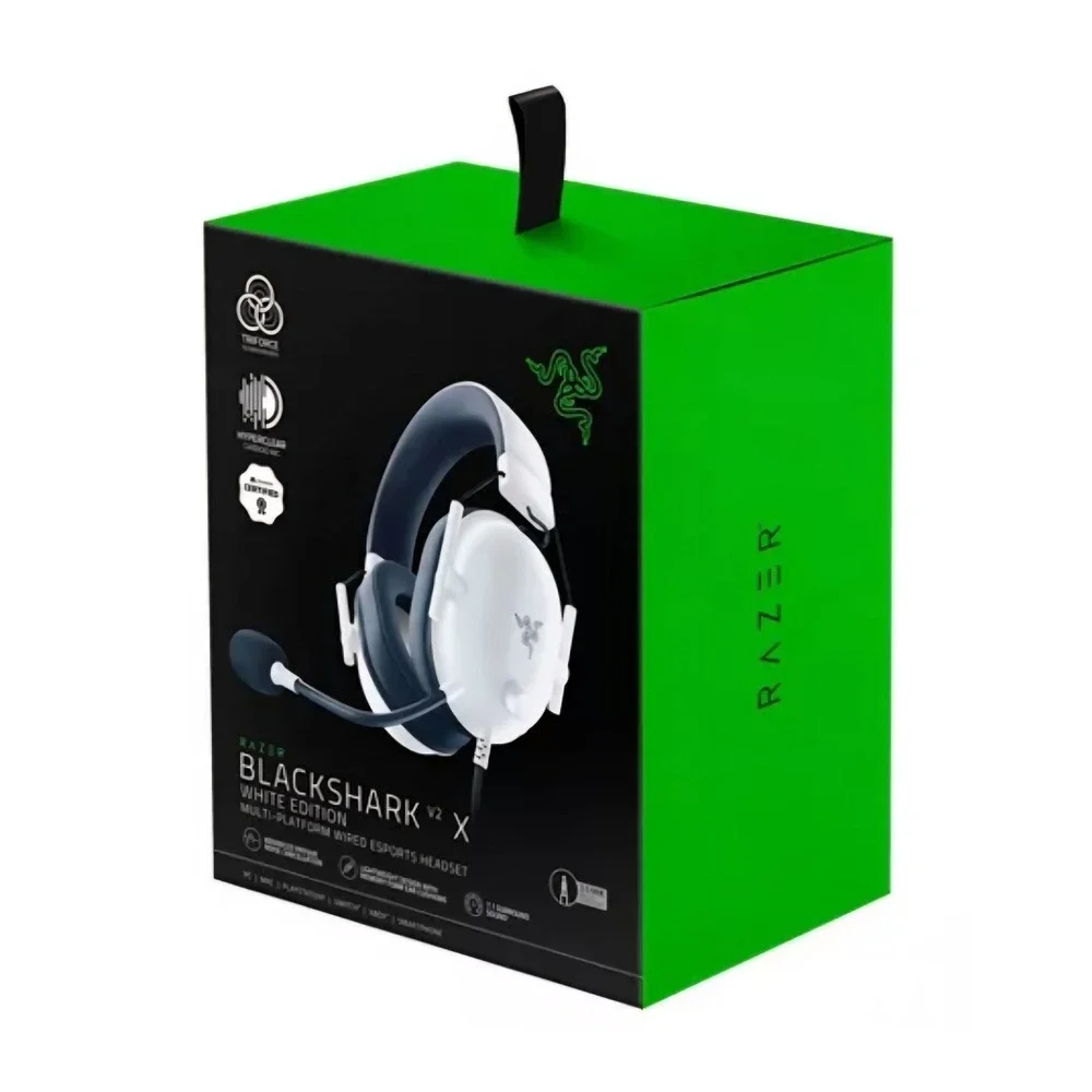 Razer Blackshark V2 X White Edition Multi-Platform Wired Esports Headset